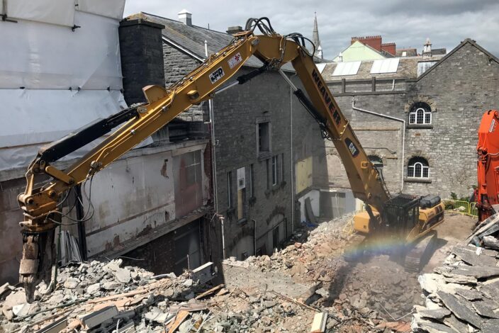 Demolition at Plymouth History Centre