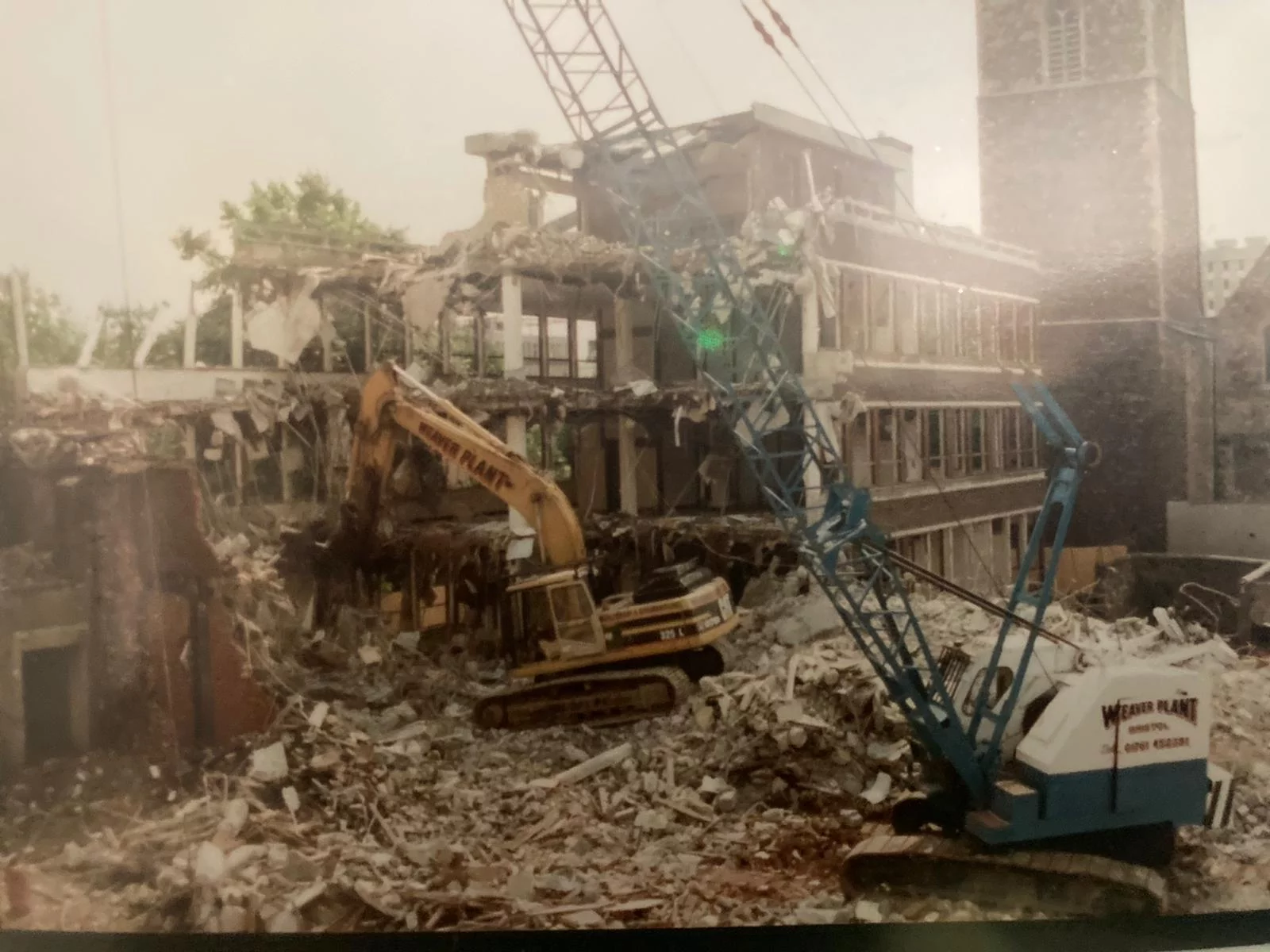 Weaver Demolition in 1989